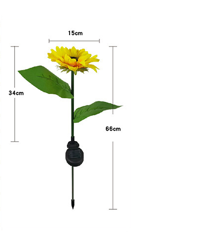 Sunflower Solar LED Garden Lights (2 Pack Special)