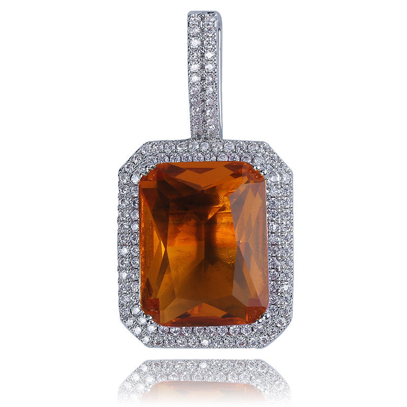 Colored gemstone pendants for men and women