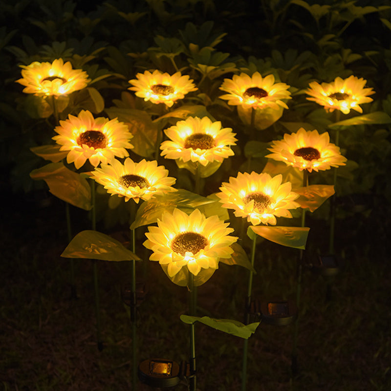 Sunflower Solar LED Garden Lights (2 Pack Special)
