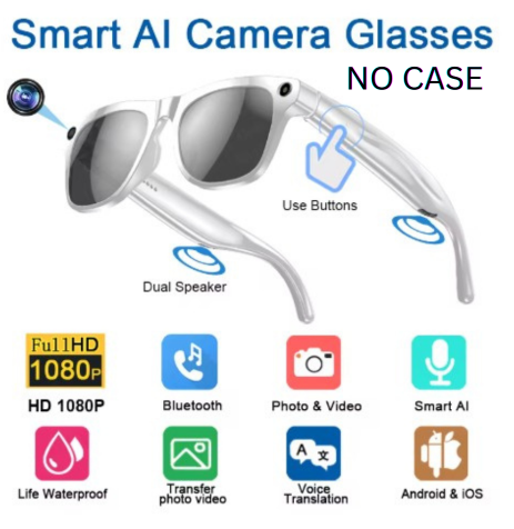 SnatchView AI Camera Glasses