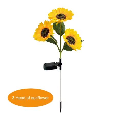 Sunflower Solar LED Garden Lights (2 Pack Special)