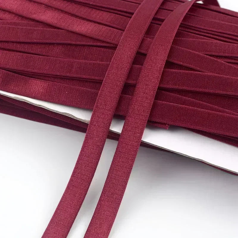 5/10/20Meters 10mm Elastic Bands for Bra Underwear Shoulder Strap Nylon Webbing Tape Sewing Rubber DIY Garment Belt Accessories