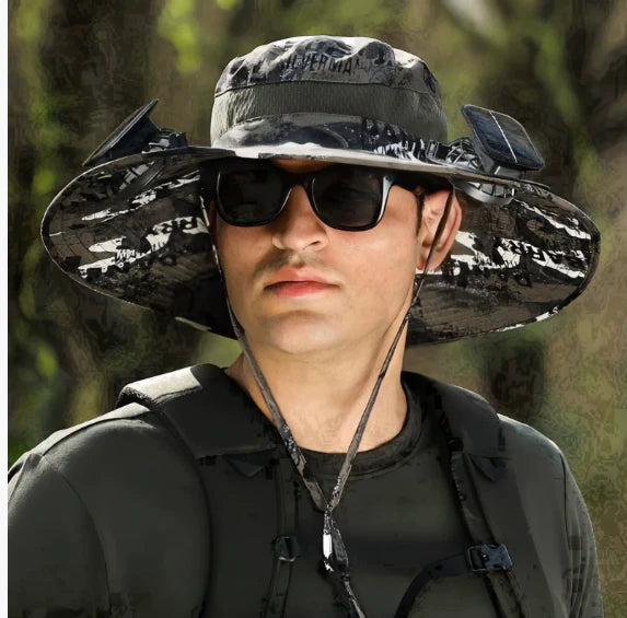 Sun-Powered Cooling Hat