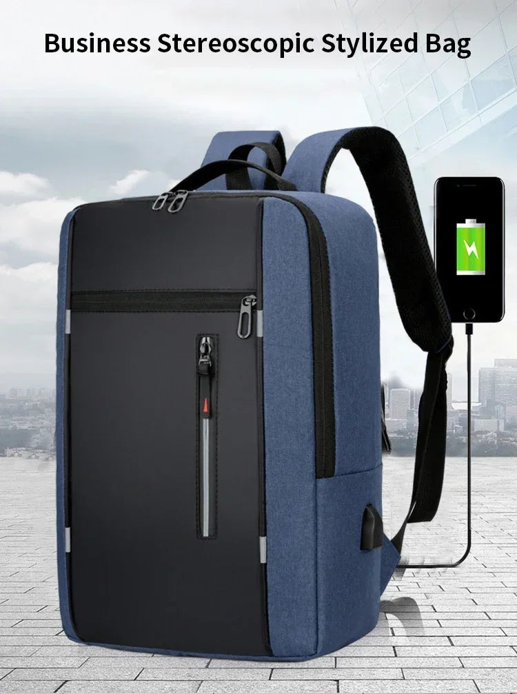 Waterproof Business Backpack Men USB School Backpacks 15.6 Inch Laptop Backpack Large Capacity Bagpacks for Men Back Pack Bags