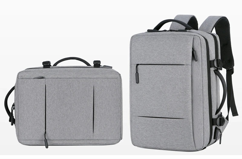 Men Large Capacity Backpack USB Charging Male Laptop Bagpack Waterproof Business Travel Back Pack Luggage Bag Mochila