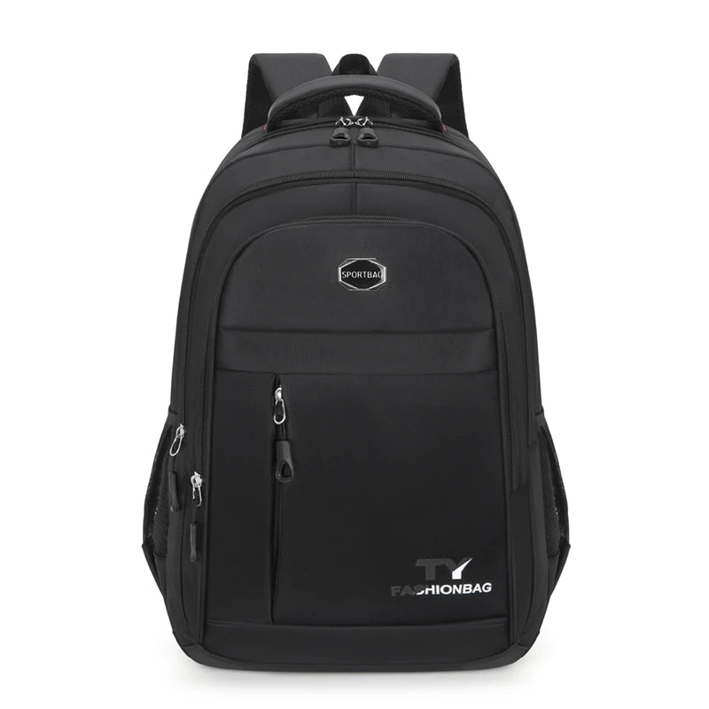Minimalist Large Capacity Backpacks Men's Waterproof Oxford Commute School Backpack Business Casual Multiple Pockets Travel Bag