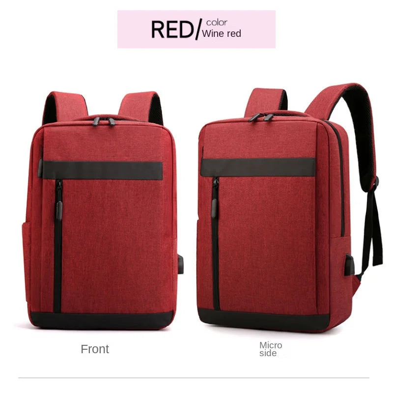 Business Laptop Backpack Large Capacity Multifunctional Usb Charging Waterproof Film Backbag Casual Shoulder Bag For Men