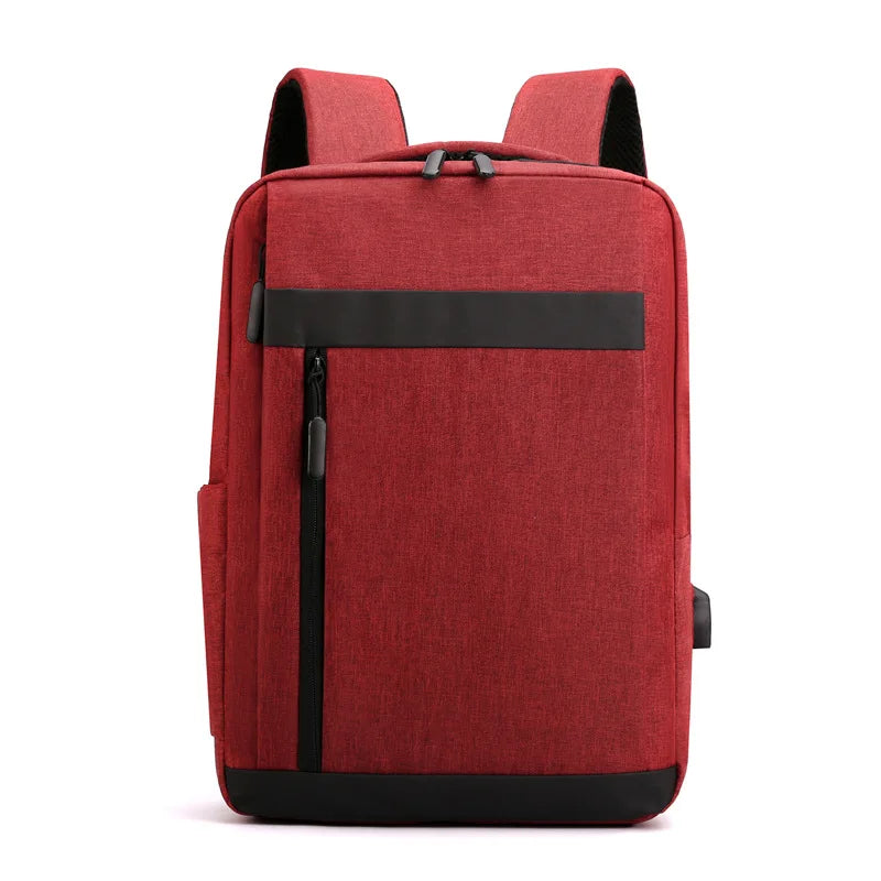 Business Laptop Backpack Large Capacity Multifunctional Usb Charging Waterproof Film Backbag Casual Shoulder Bag For Men