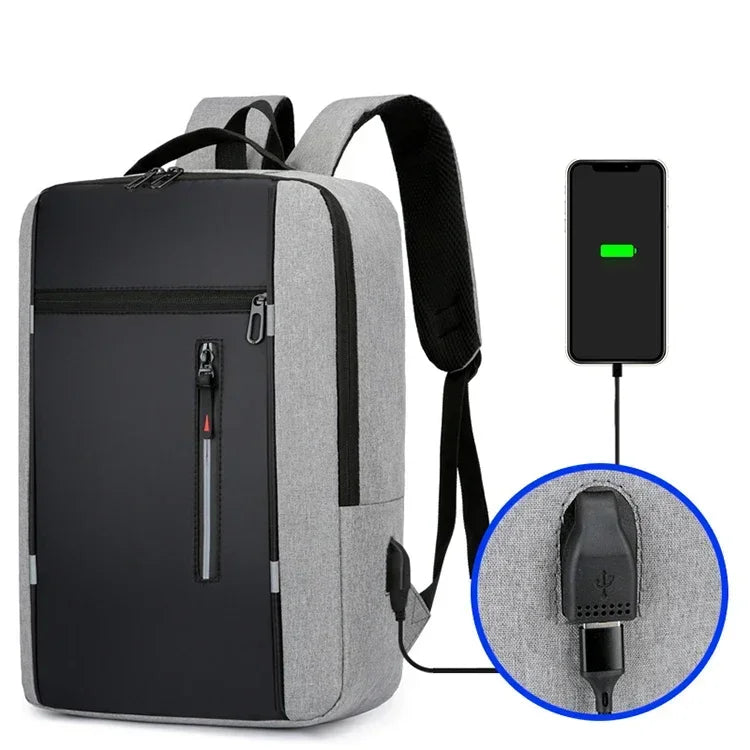 Waterproof Business Backpack Men USB School Backpacks 15.6 Inch Laptop Backpack Large Capacity Bagpacks for Men Back Pack Bags
