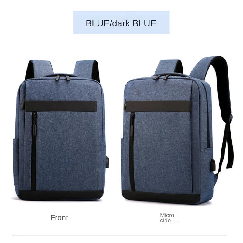Business Laptop Backpack Large Capacity Multifunctional Usb Charging Waterproof Film Backbag Casual Shoulder Bag For Men