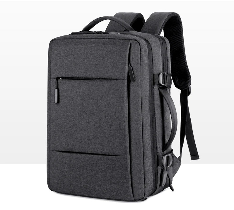 Men Large Capacity Backpack USB Charging Male Laptop Bagpack Waterproof Business Travel Back Pack Luggage Bag Mochila
