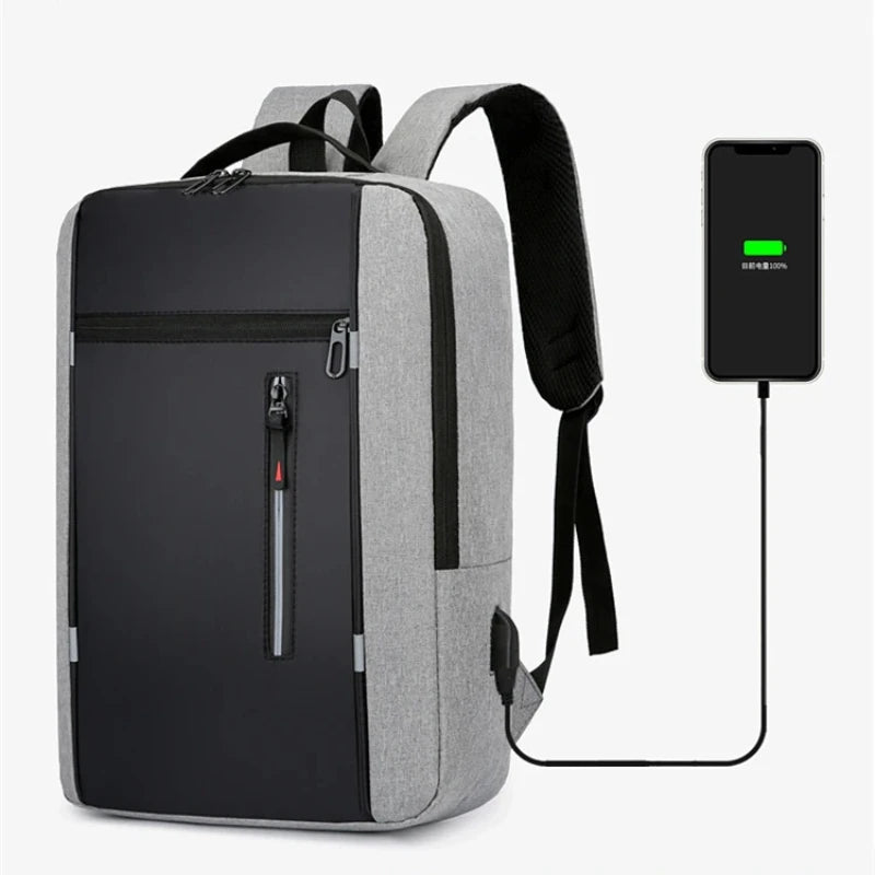 Waterproof Business Backpack Men USB School Backpacks 15.6 Inch Laptop Backpack Large Capacity Bagpacks for Men Back Pack Bags
