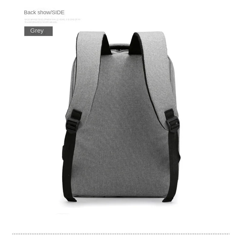 Business Laptop Backpack Large Capacity Multifunctional Usb Charging Waterproof Film Backbag Casual Shoulder Bag For Men