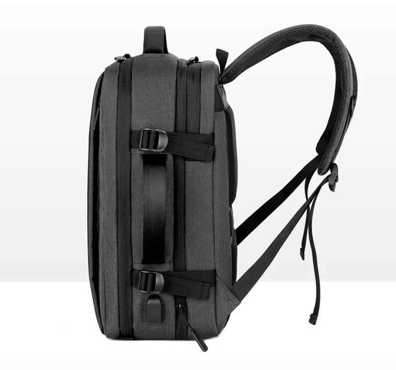 Men Large Capacity Backpack USB Charging Male Laptop Bagpack Waterproof Business Travel Back Pack Luggage Bag Mochila