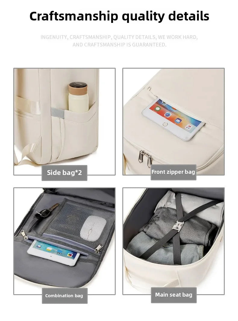 Men Women Hand Luggage Backpack 40x20x25 Cabin Bag Lightweight Aeroplane Carry-Ons Travel Backpack Waterproof Laptop Backpack