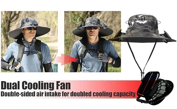 Sun-Powered Cooling Hat