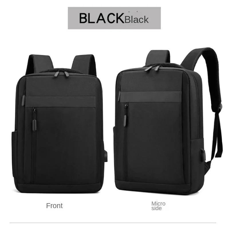 Business Laptop Backpack Large Capacity Multifunctional Usb Charging Waterproof Film Backbag Casual Shoulder Bag For Men