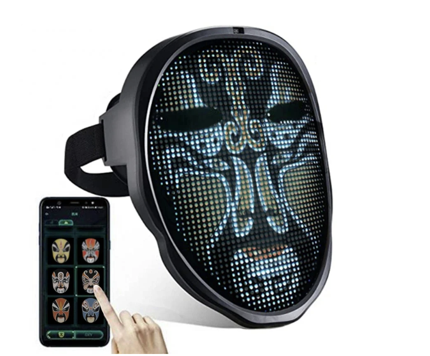 SnatchGlow!-Up Halloween Fun Mask (Kids/Teens/Young Adults)