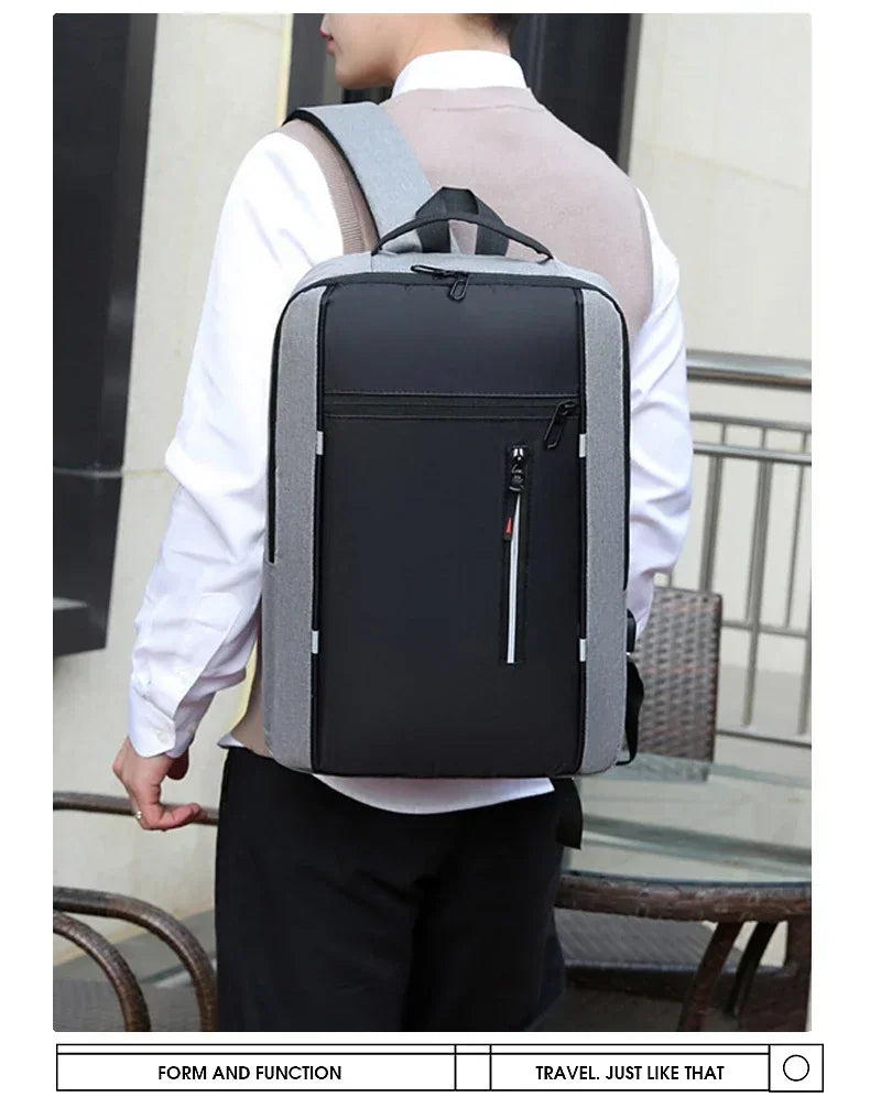 Waterproof Business Backpack Men USB School Backpacks 15.6 Inch Laptop Backpack Large Capacity Bagpacks for Men Back Pack Bags