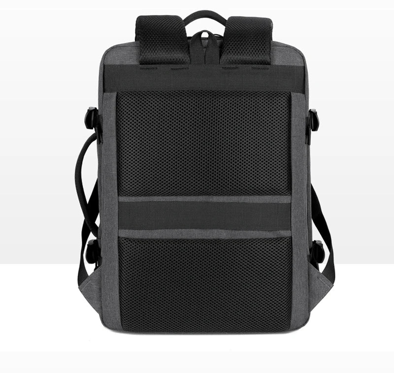 Men Large Capacity Backpack USB Charging Male Laptop Bagpack Waterproof Business Travel Back Pack Luggage Bag Mochila
