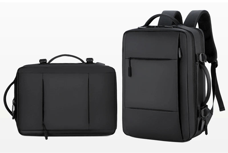 Men Large Capacity Backpack USB Charging Male Laptop Bagpack Waterproof Business Travel Back Pack Luggage Bag Mochila