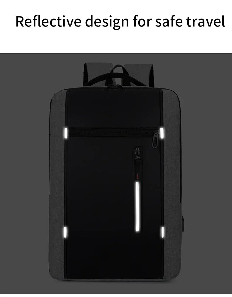 Waterproof Business Backpack Men USB School Backpacks 15.6 Inch Laptop Backpack Large Capacity Bagpacks for Men Back Pack Bags