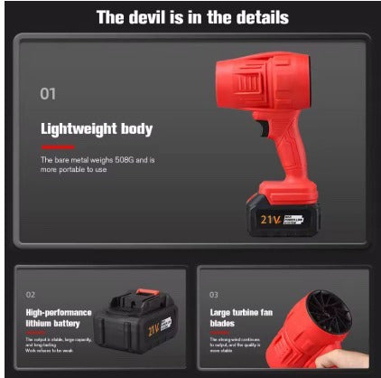 The Mighty Turbo Hand-Held Blower