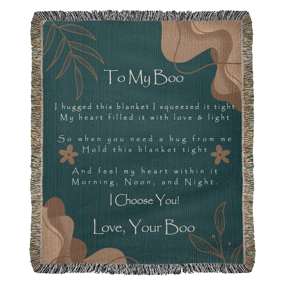 Heirloom Woven Blanket - To My Boo