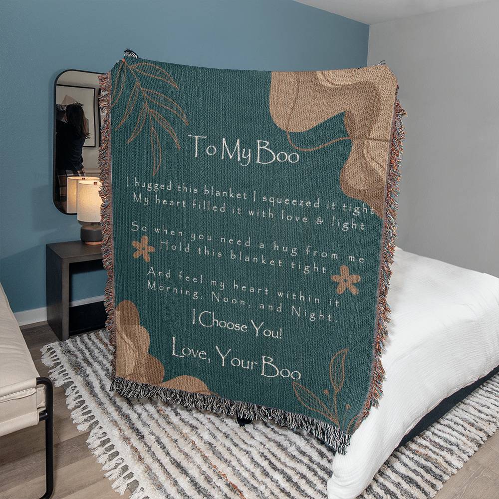Heirloom Woven Blanket - To My Boo
