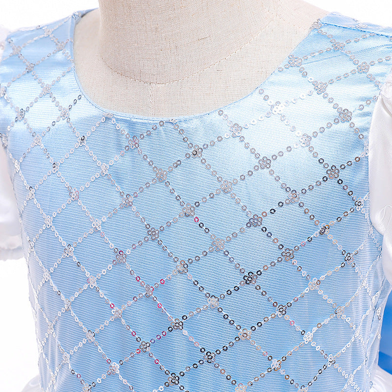 New Puff Sleeve Girls Ins Children's Clothing
