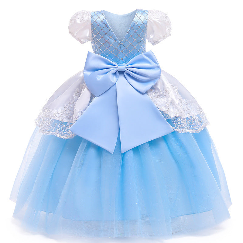 New Puff Sleeve Girls Ins Children's Clothing