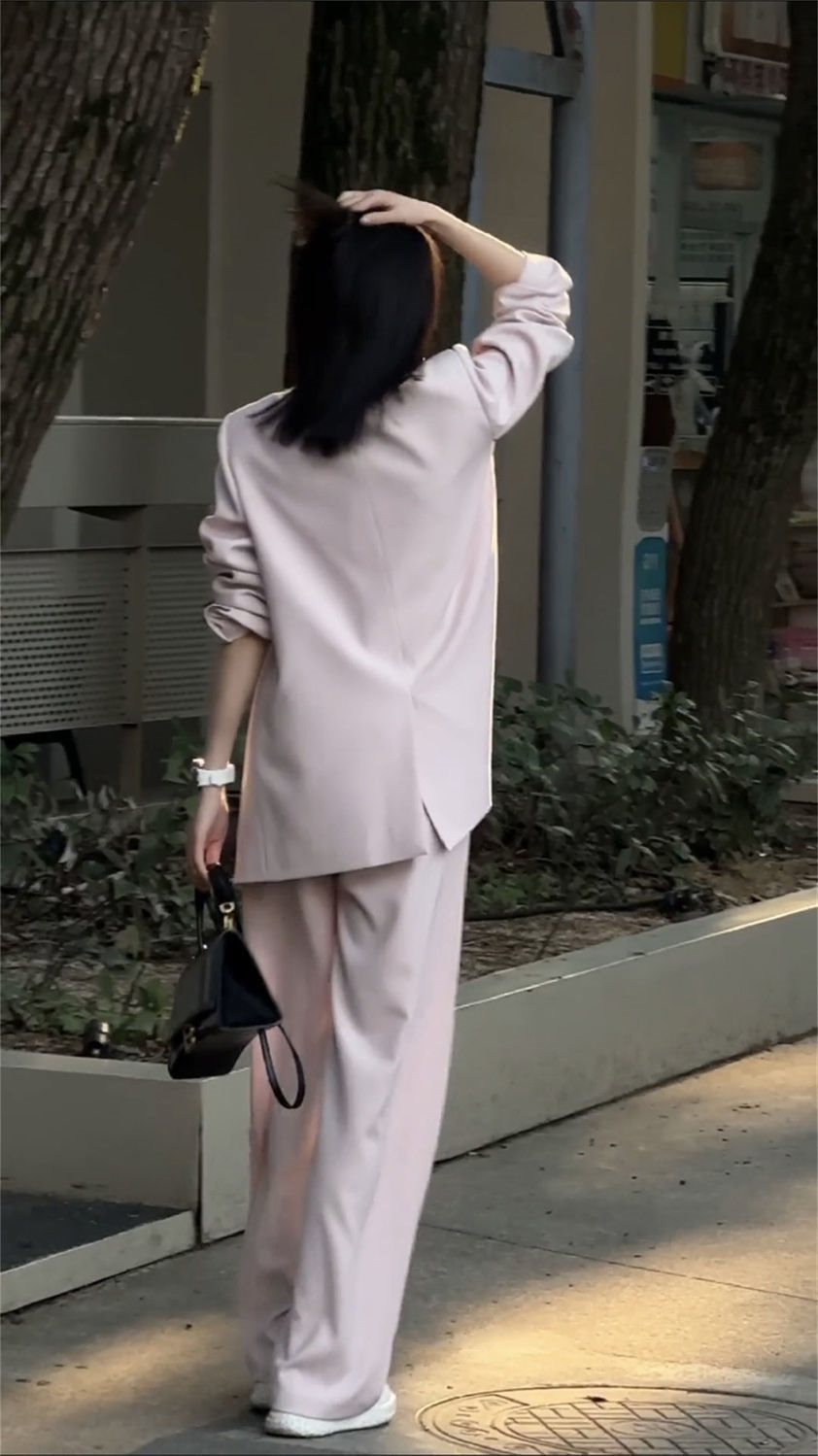 Women's Wide-leg Pants Casual Two-piece Suit