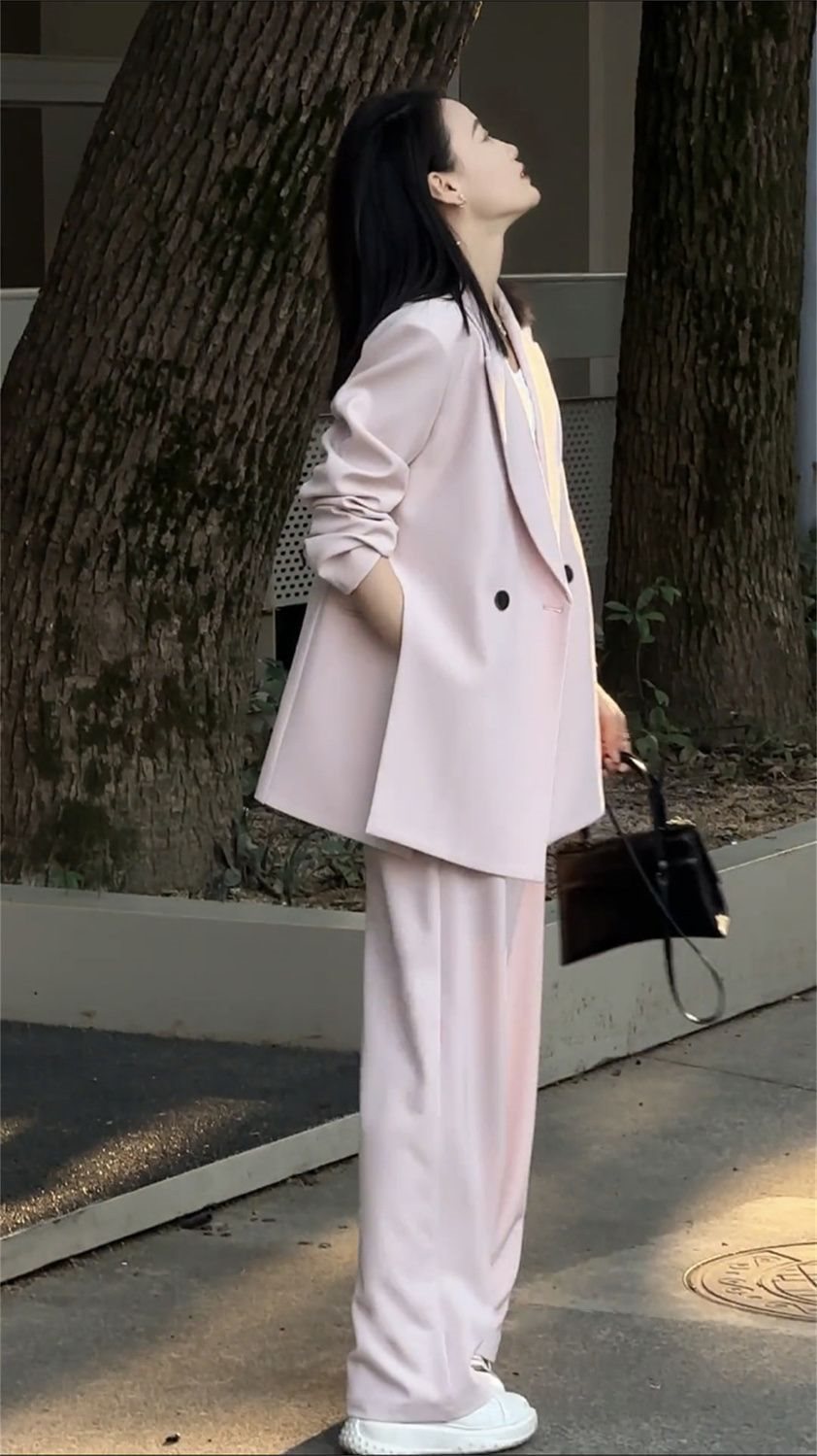 Women's Wide-leg Pants Casual Two-piece Suit