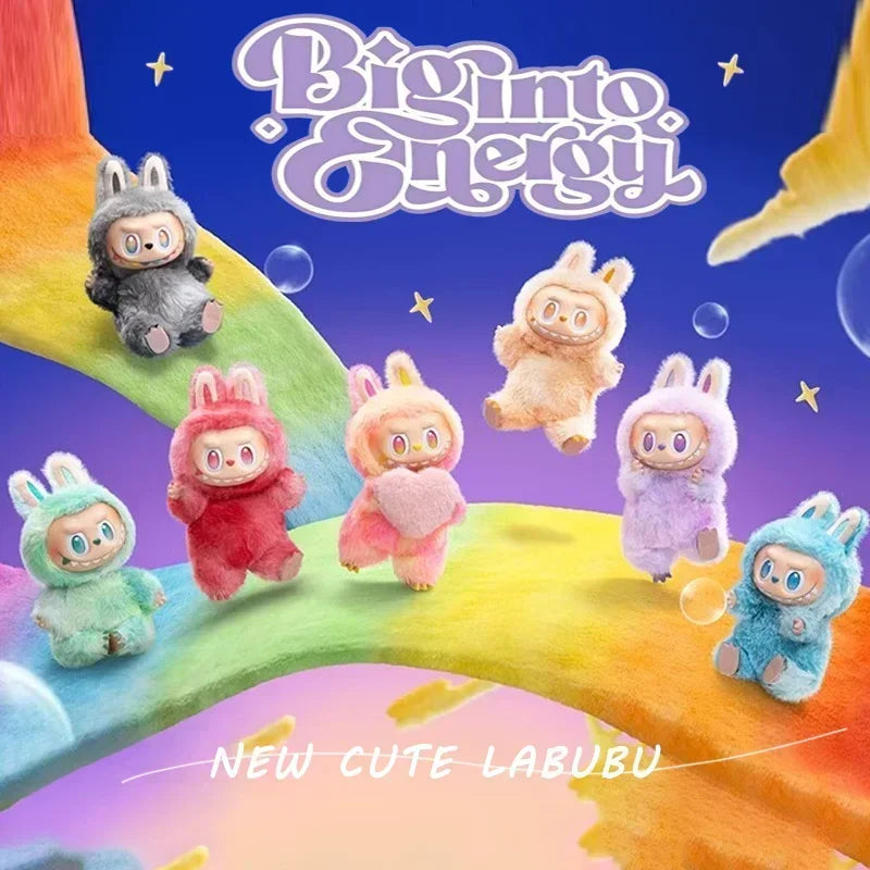Labubu Doll - Macaron Snatch Big Energy 3rd Gen Mystery Box with Keychain