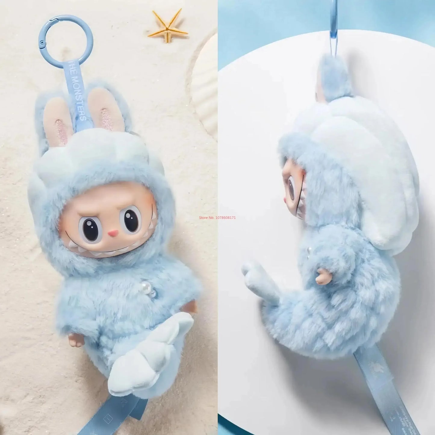 Merlion Mermaid Labubu Doll