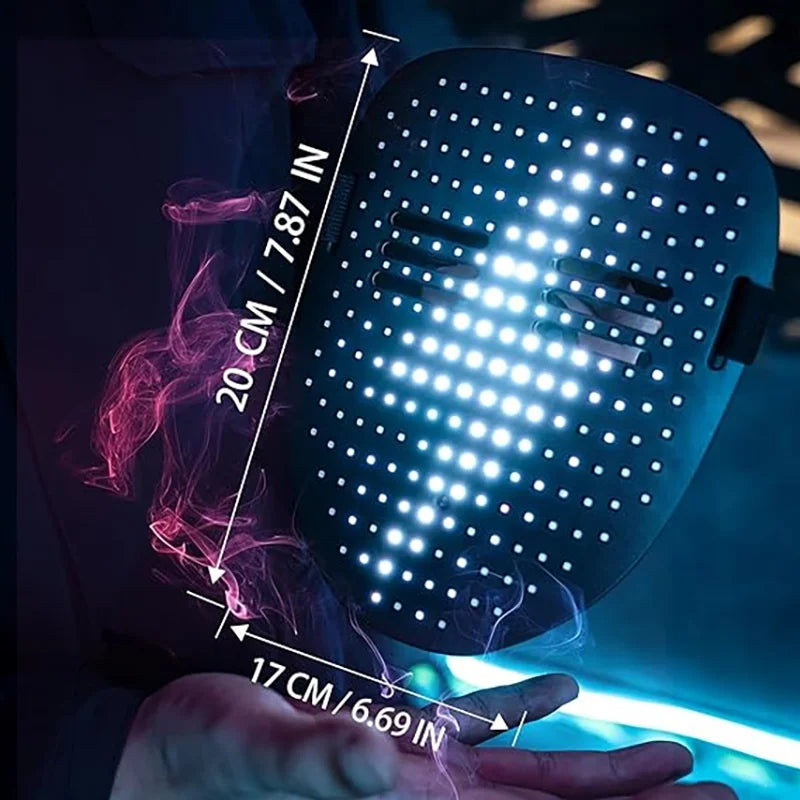 SnatchGlow! LED Party Mask