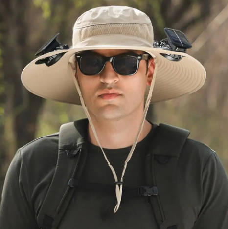 Sun-Powered Cooling Hat