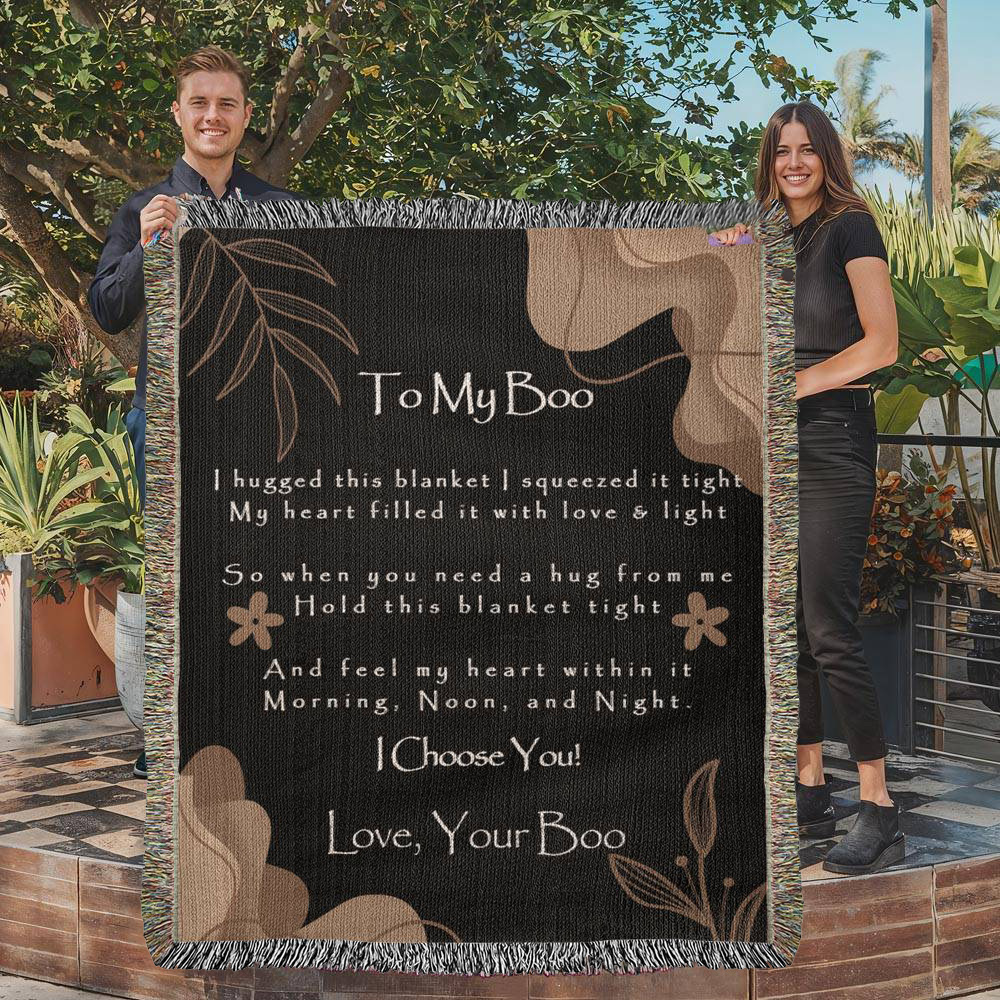 Heirloom Woven Blanket - To My Boo