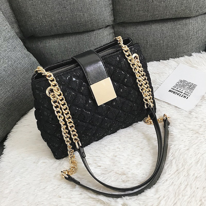 Fashion Vintage Lace Cross Body Chain Shoulder Bag