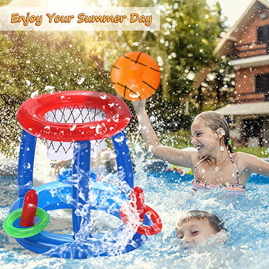 Inflatable Floating Basketball Stand Children's Outdoor Swimming Pool Inflatable Toys