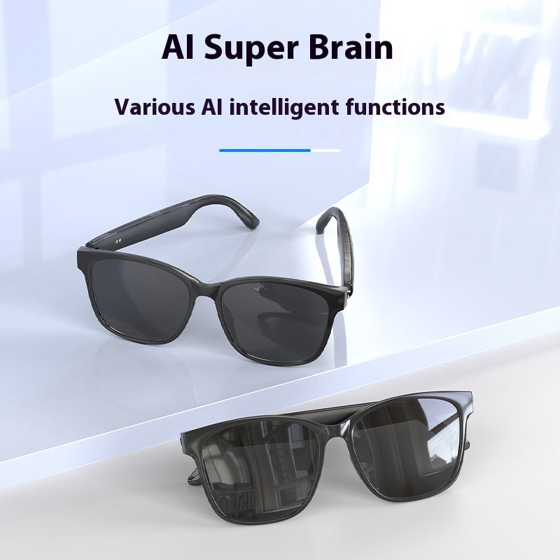 AI Super Brain Bluetooth Glasses-Record, Write, Translate, Listen, and Speak.  Headset Simultaneous Interpretation (Half Off!)