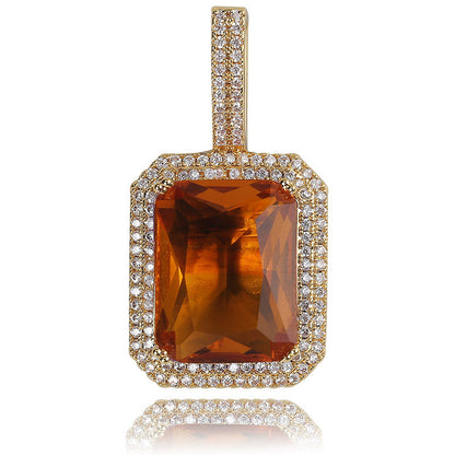 Colored gemstone pendants for men and women