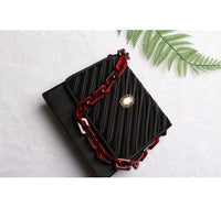 dark red black