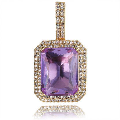Colored gemstone pendants for men and women