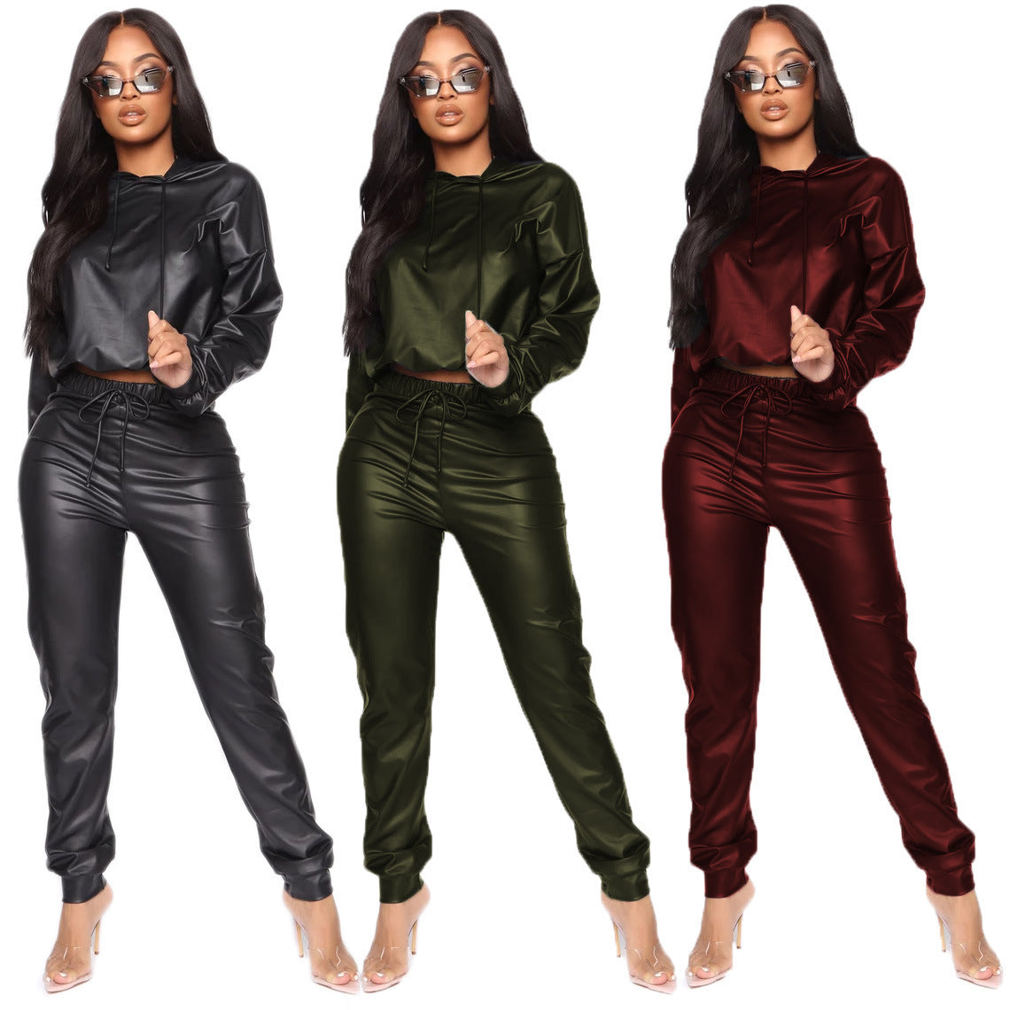 Fashion Leisure Sports Ladies Suit 2-Piece Set