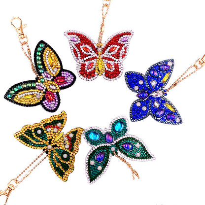 Diamond drawing key chain