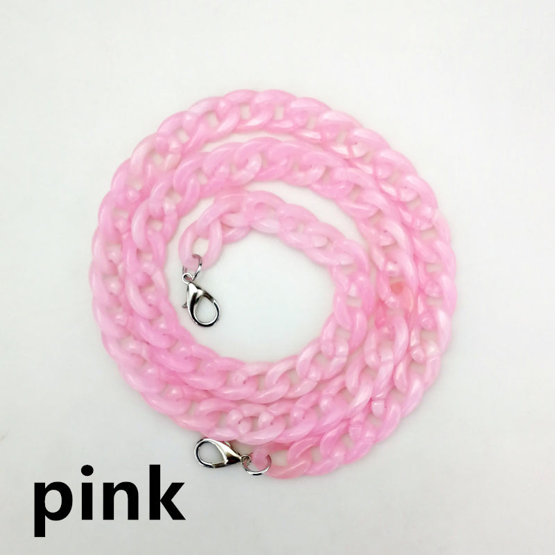 Acrylic Resin Plastic Handbag Accessories Bag Chain