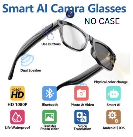 SnatchView AI Camera Glasses