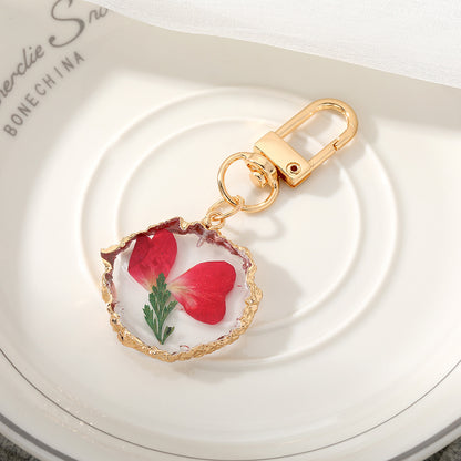 December Flower Keychain Pendants