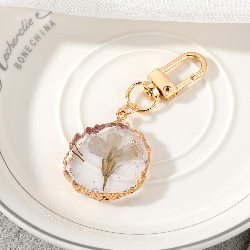 December Flower Keychain Pendants